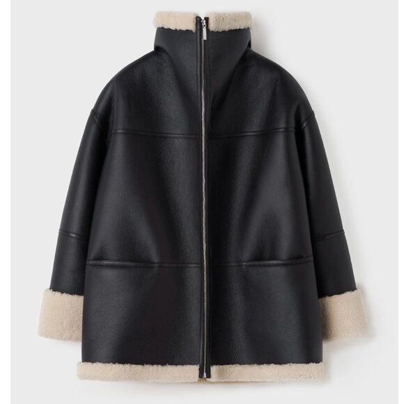 TOTEME Signature Shearling Jacket - NWT - Picture 10 of 10